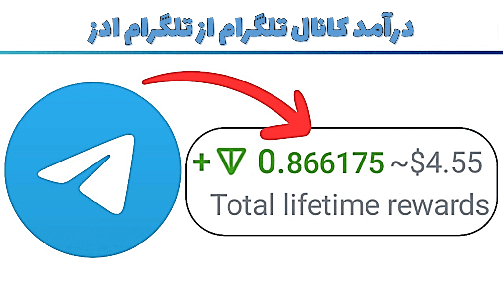 درآمد کانال تلگرام از Telegram Ads