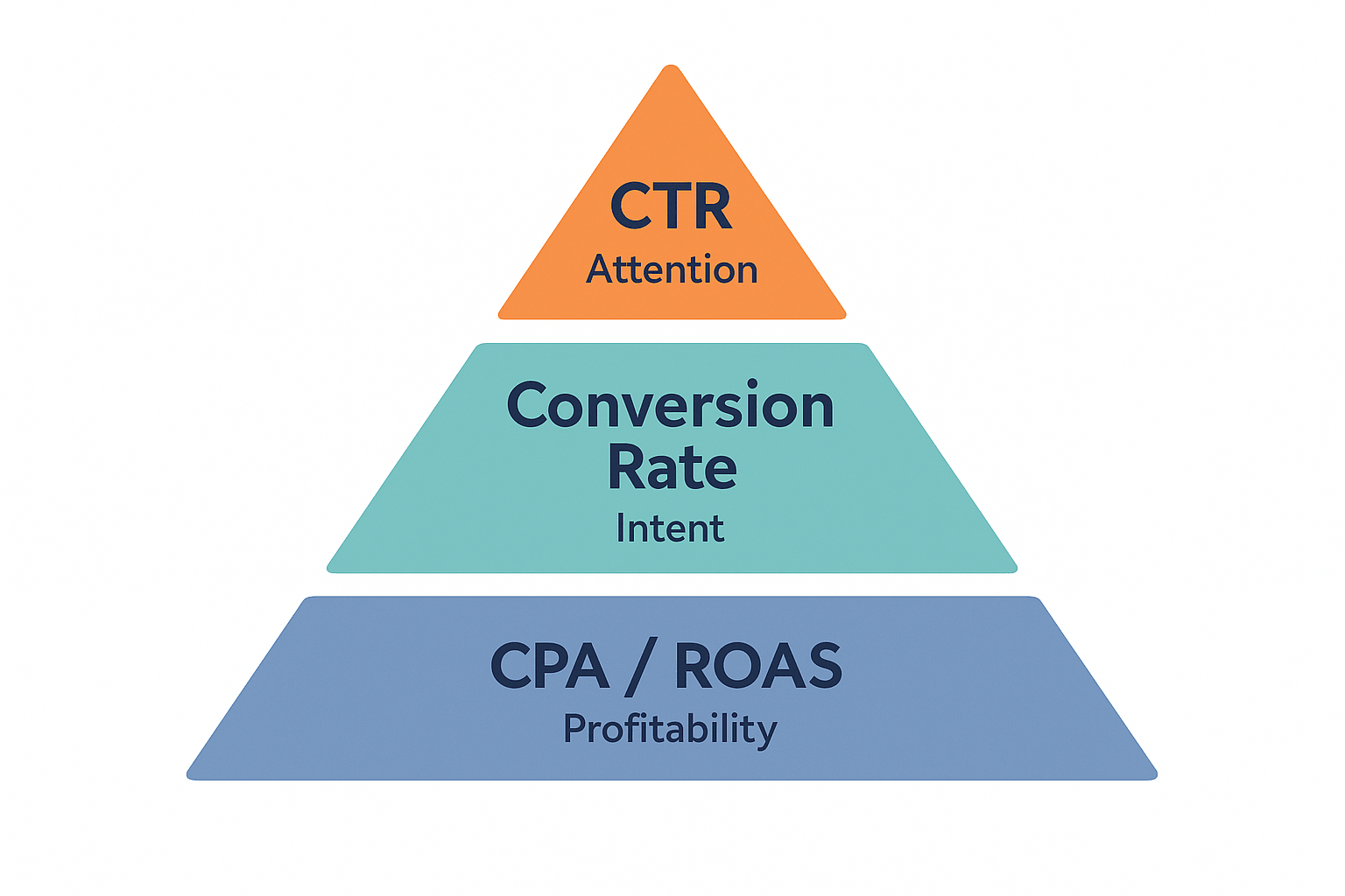 CTR، CPA و ROAS